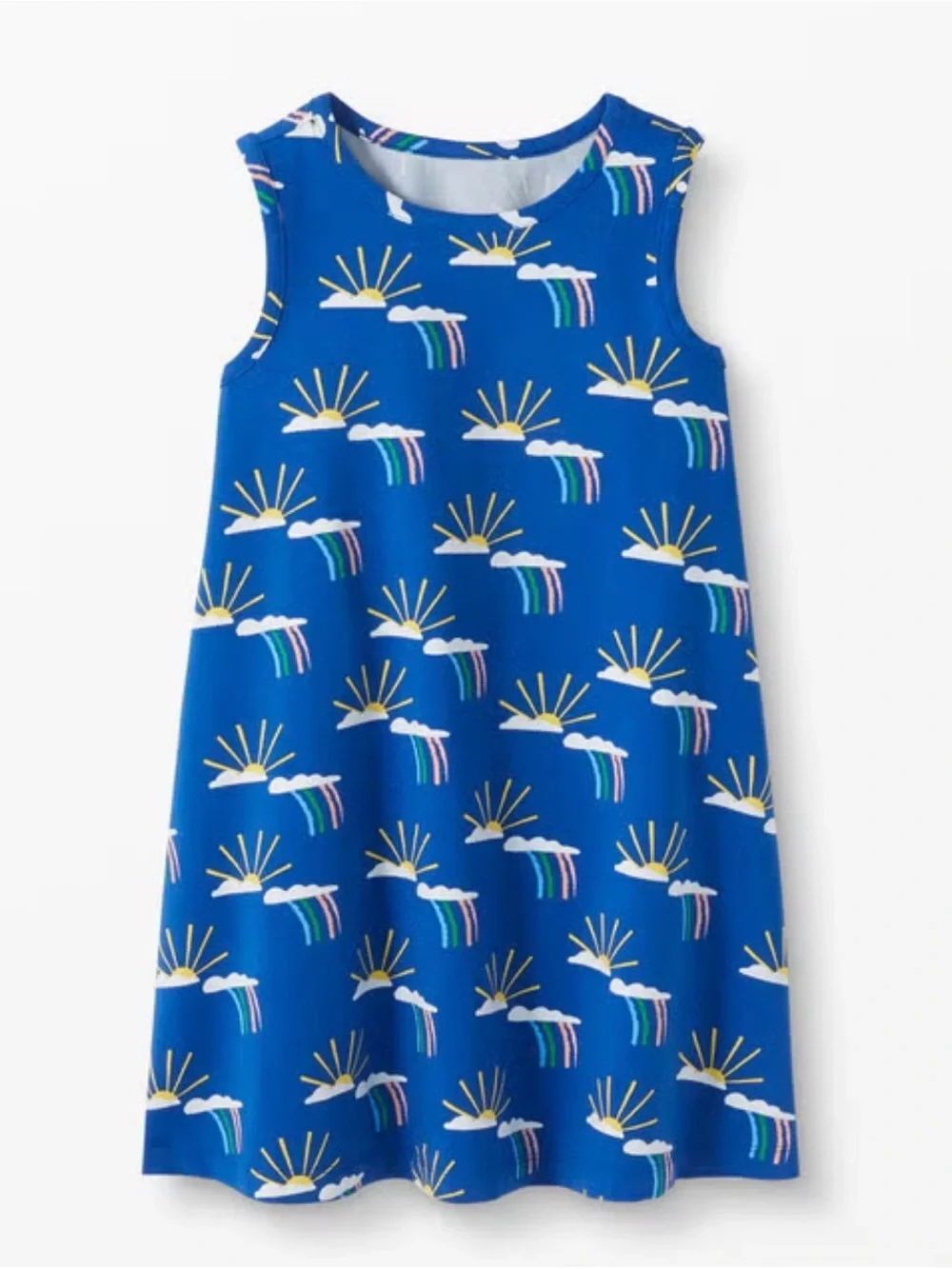Hanna Andersson Rainbow Sleeveless Sundress Sz 130cm